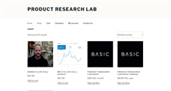 Desktop Screenshot of productresearchlab.com